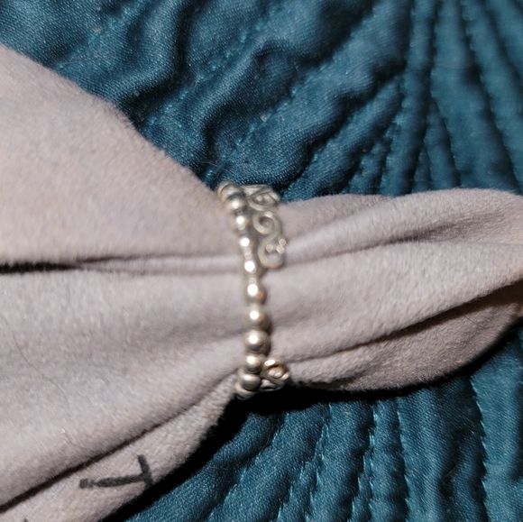 Pandora sterling silver princess tiara crown size 5 ring - Picture 3 of 3